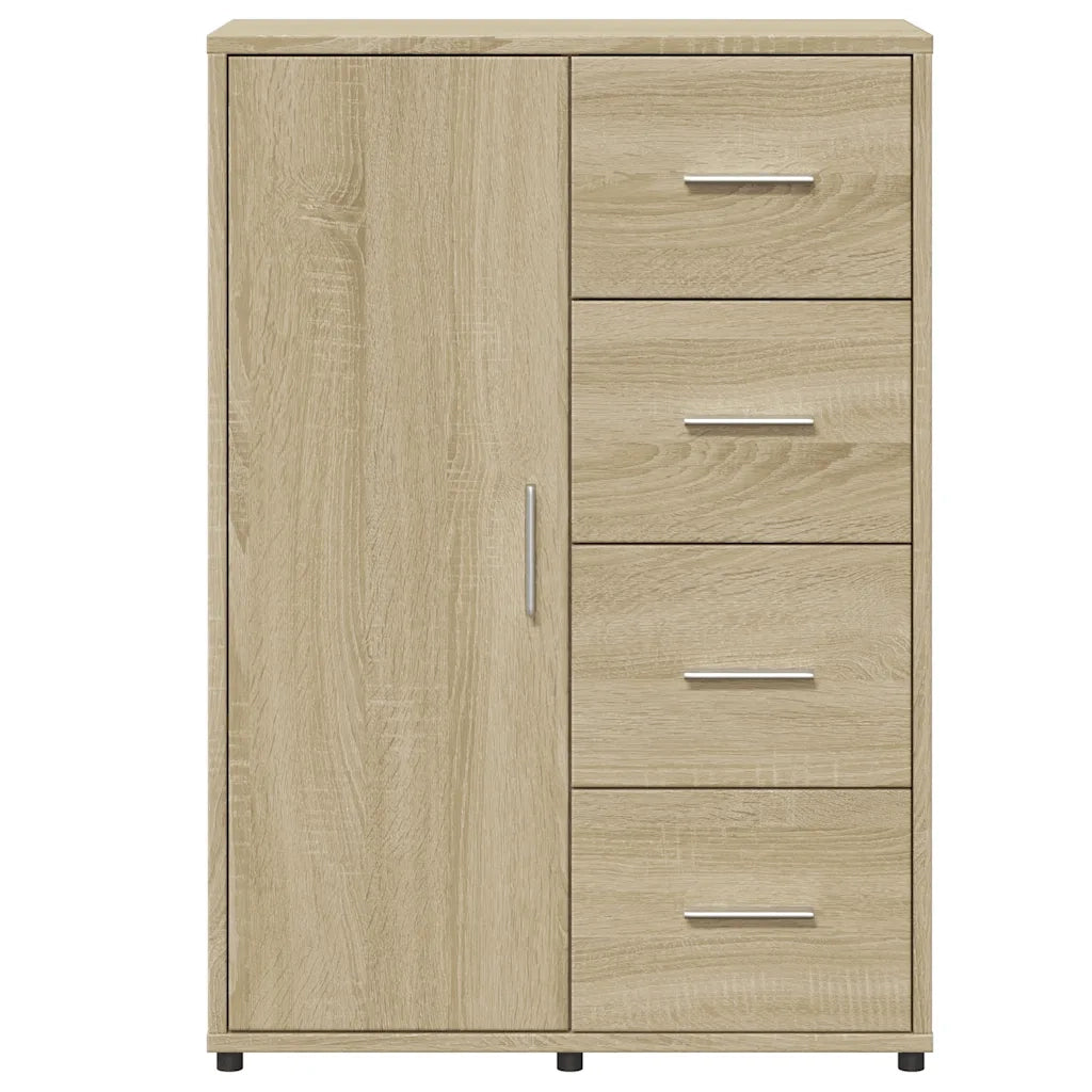 Credenze 2 pz Rovere Sonoma 60x31x84 cm in Legno Multistrato