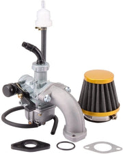 Carburatore di Rimpiazzo per 4 Tempi 110cc/125cc - Filtro d'Aria - Bocchetta di Ingresso - Tubo di Aspirazione - Facile da Installare - Costruzione Solida - Carburatore per Motocicletta