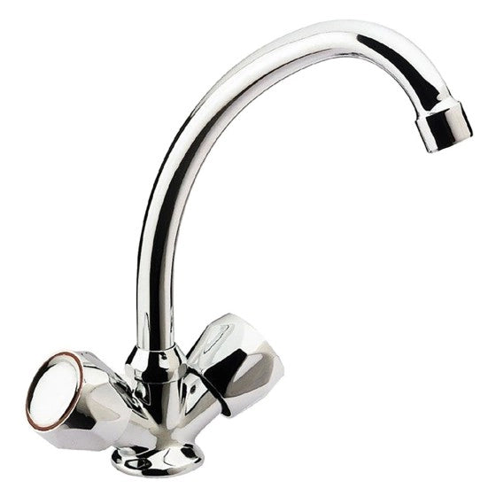 GRUPPO LAVELLO Monoforo CANNA ALTA bocca girevole Acqua Fredda e Acqua Calda Glady