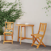Sedie da giardino pieghevoli 2 pz 36x46x85 cm Legno massello di acacia
