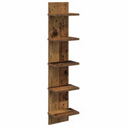 Scaffale da parete Legno antico 22 x 15 x 100 cm 8012432