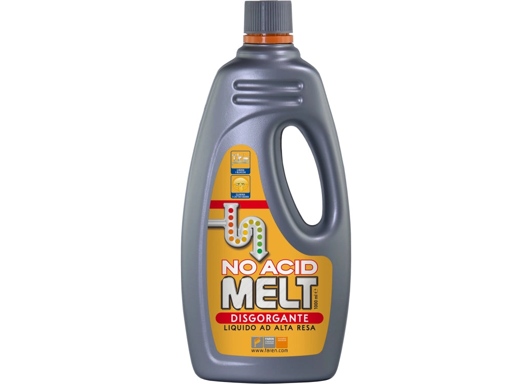 DISGORGANTE LIQUIDO CONCENTRATO 'MELT NO ACID' 1 lt - FAREN