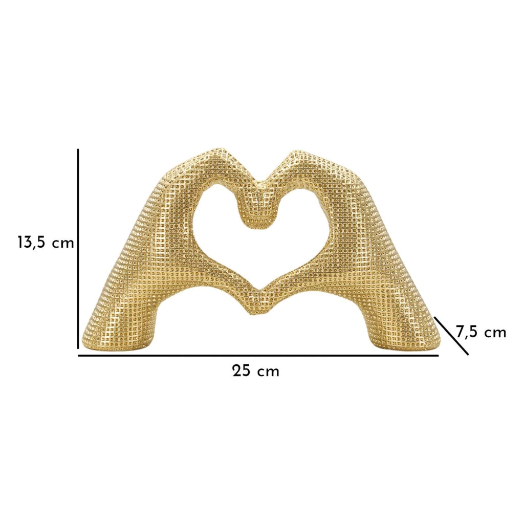 Bama, Statua Statua Mani Intrecciate, oro
