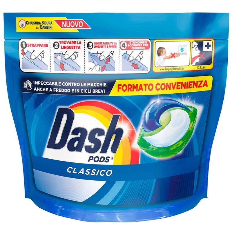 DASH PODS POWER LIQUIDO LAVATRICE CLASSICO 44PZ