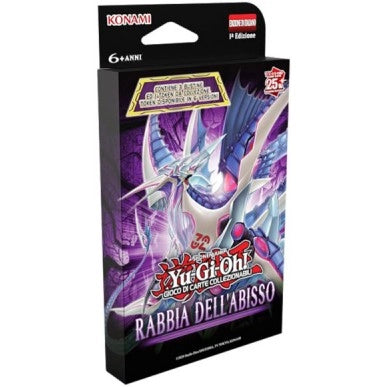 Yu-Gi-Oh! Tuckbox 3 buste Rabbia dell`abisso, Lingua italiana,Konami, Eta 6+