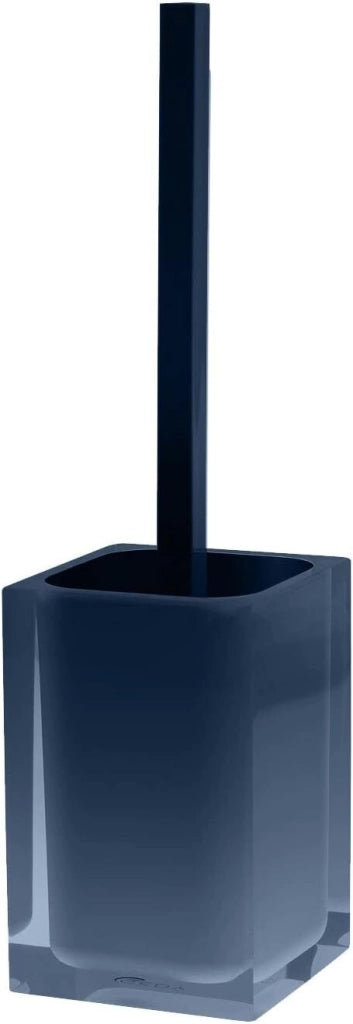 Gedy RA336500300 Rainbow Porta Scopino WC in Resina Blu Petrolio colore Blu Petrolio