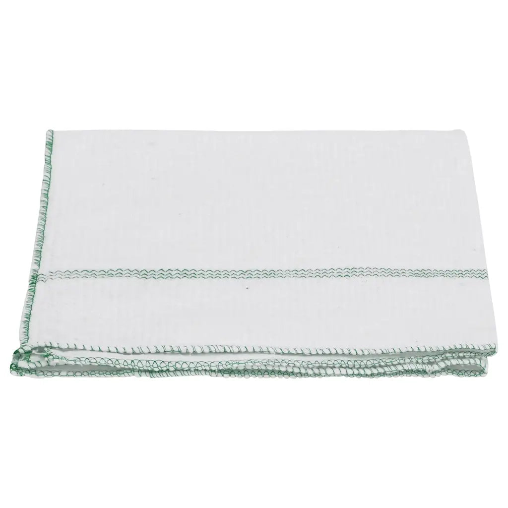 Panni per la Pulizia 50pz Righe Bianche e Verdi 50x60 cm