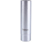 Chiave a Batteria 14mm - 12 punti di Contatto - Strumento di Rimozione Magnetico - Disegno Universale - Materiale Duraturo - Lunghezza Totale 63mm - Chiave a Batteria