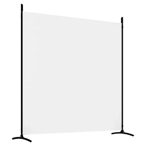 Divisorio a 3 Pannelli bianco 525x180 cm in Tessuto 350278