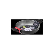 Moneta Diana Tegame Antiaderente in Alluminio Forgiato 28 cm per Induzione colore Nero