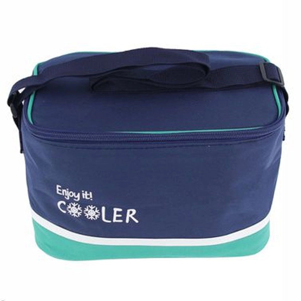 Trade Shop - Borsa Termica 10 Litri Frigo Borsetta Spiaggia Mare Escursione Pic Nic Blu 8 Ore -