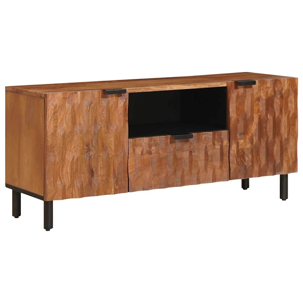 Mobile TV con cassetto Finitura Marrone Acacia 105 x 33 x 46 cm 4017914