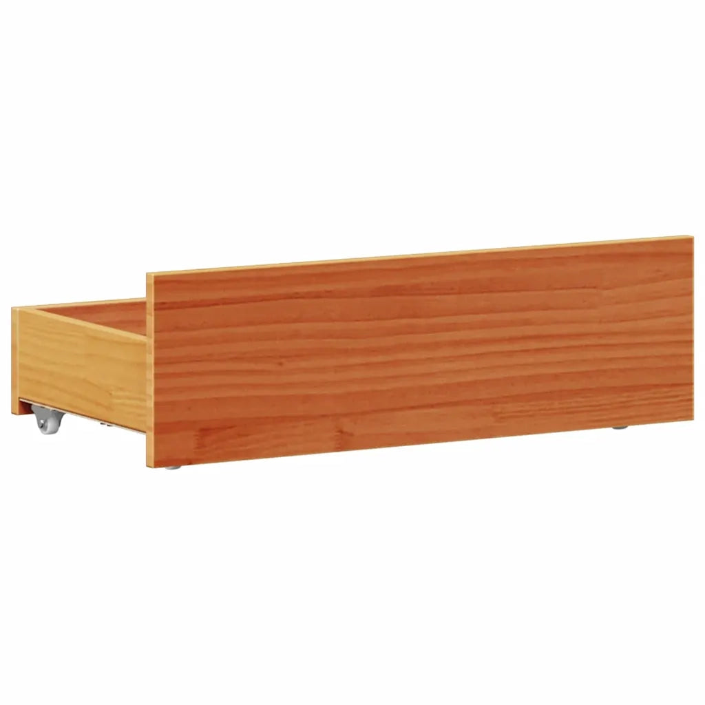 Giroletto senza Materasso con Testiera Marrone Cera 90x190 Pino 3308788