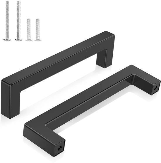 Maniglie per Porte in Acciaio Inossidabile di Alta Qualità - 2 Pezzi - 128 mm di Apertura - Leggero - Duraturo - Installazione Facile - Maniglioni per Porte