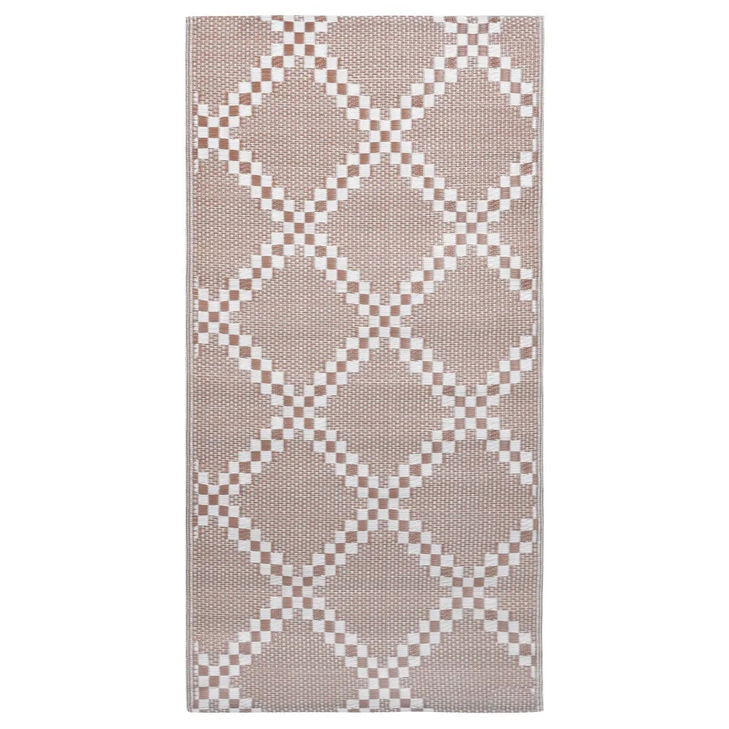 Tappeto da Esterni ARAKIL Marrone 160x230 cm in PP 310434