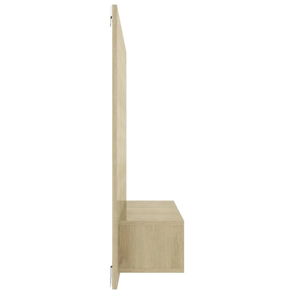 Mobile TV a Muro Rovere Sonoma 120x23,5x90 cm Legno Multistrato 808272