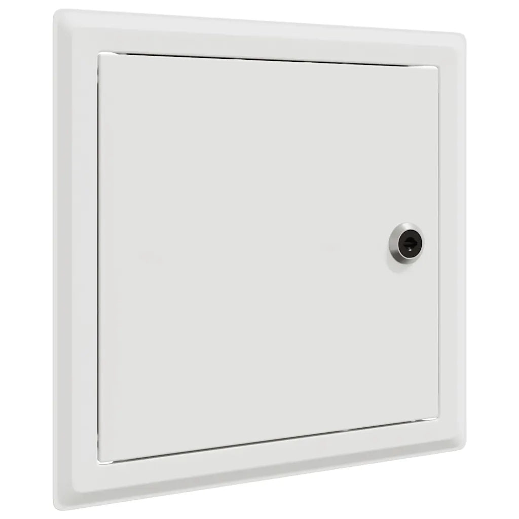 Pannello di Accesso 2 pz Bianco 23 x 23 x 3 cm Acciaio CFW4060672