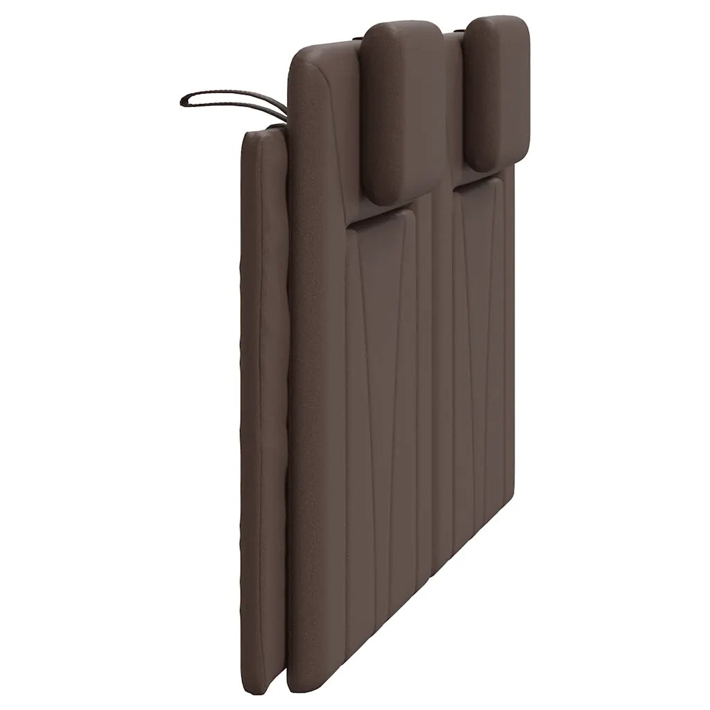 Cuscino Testiera Viana Marrone 120 cm in Similpelle CFW1646773