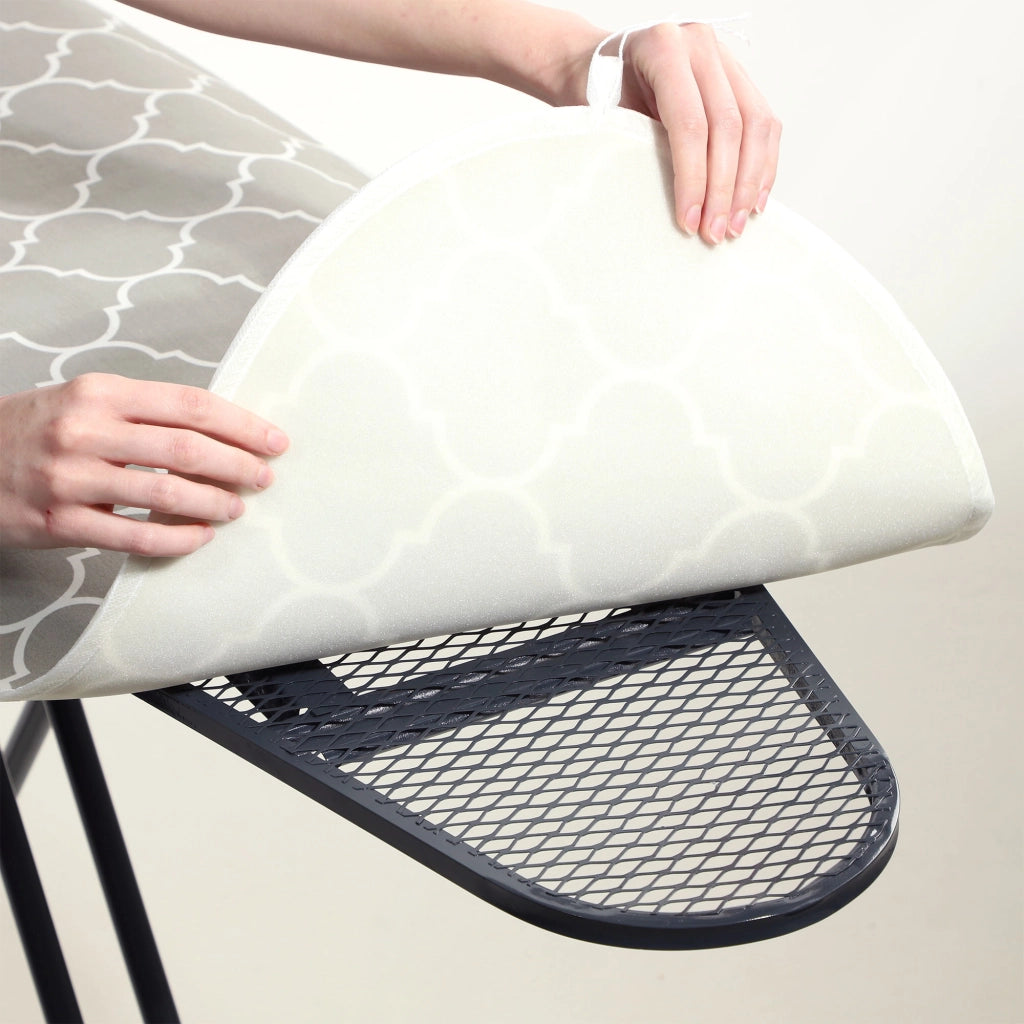 Copriasse da stiro KADAX 132x48 cm, elasticizzato, grigio