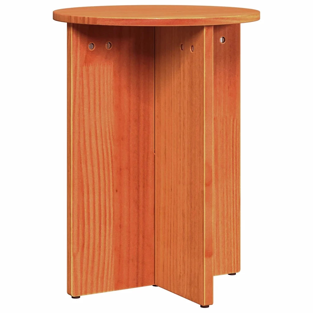 vidaXL Tavolino da salotto 2 pcs Cera marrone 41.5 x 41.5 x 41 cm