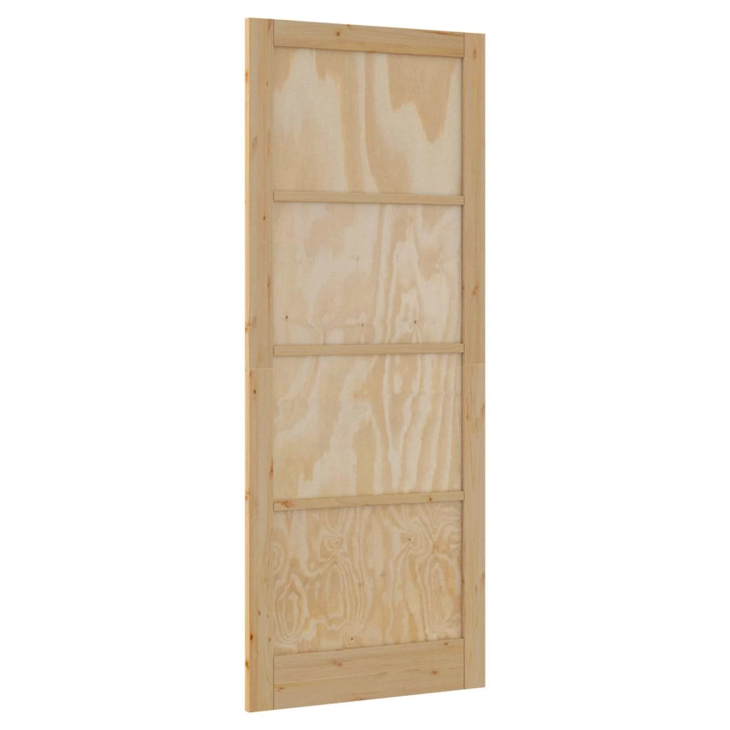 Porta Interna Naturale 83 x 232 cm Legno compensato
