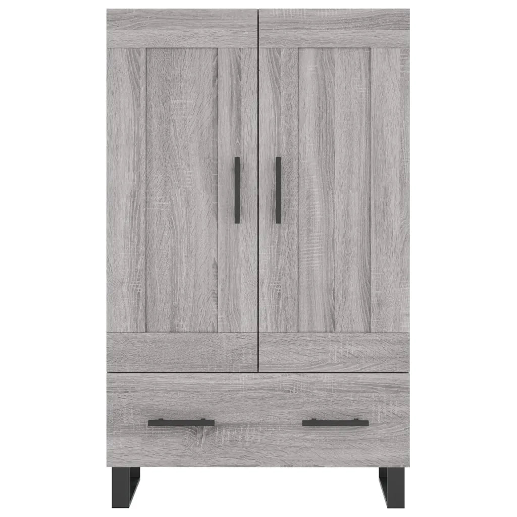 vidaXL Credenza Grigio Sonoma 69,5x31x115 cm in Legno Multistrato