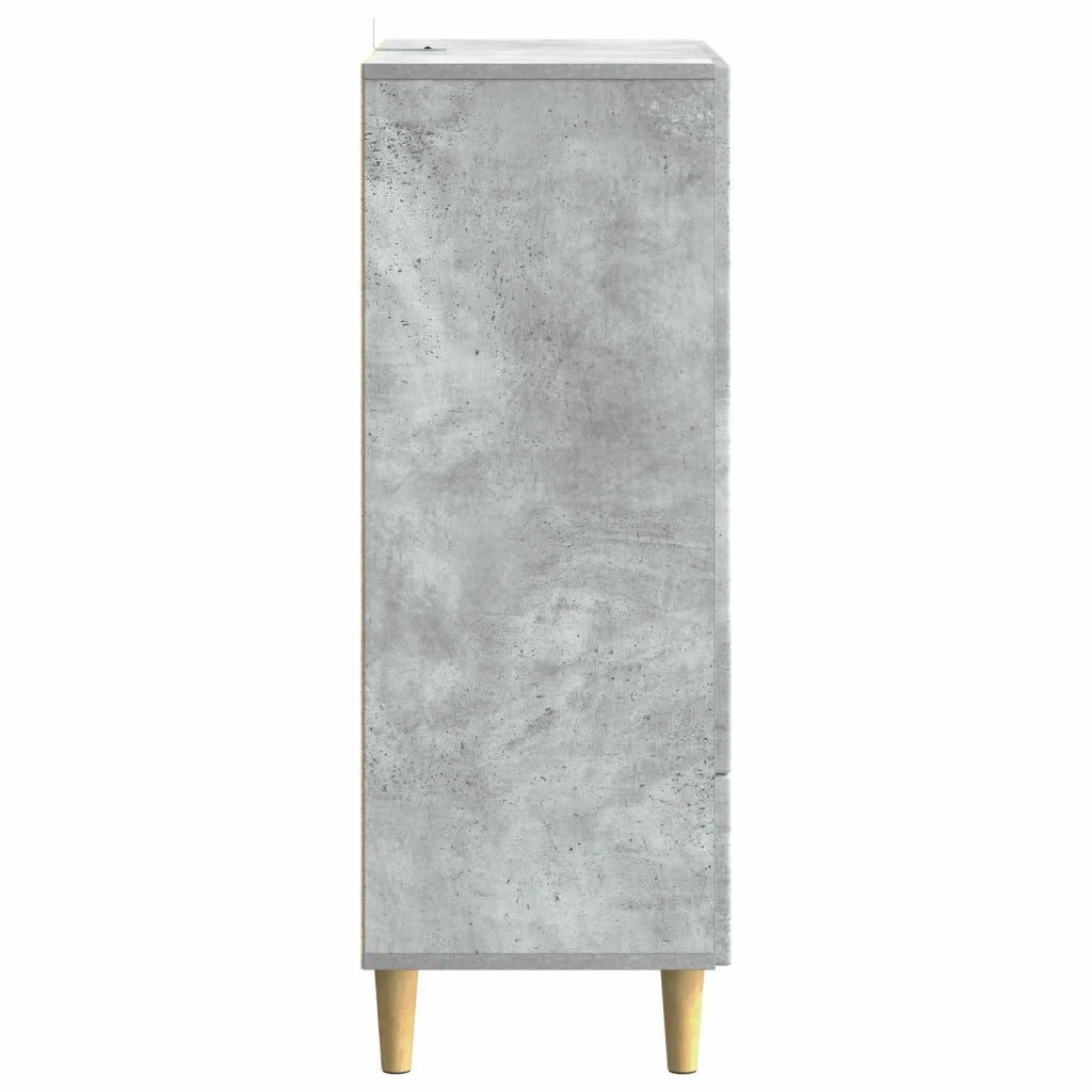 Credenza Grigio Cemento 66 x 34,5 x 95 cm Legno ingegnerizzato