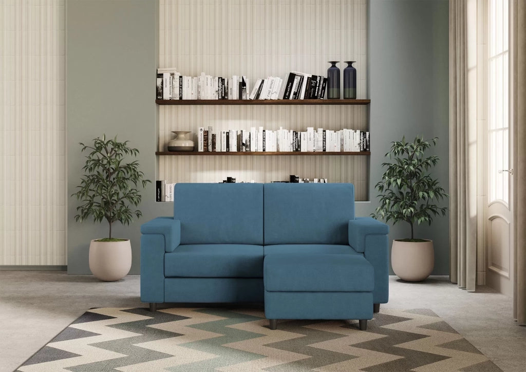 Divano marrak 2 posti medio  (due sedute da 70cm) + pouf misure esterne l.168 p.145 | avio - Mobili 2G