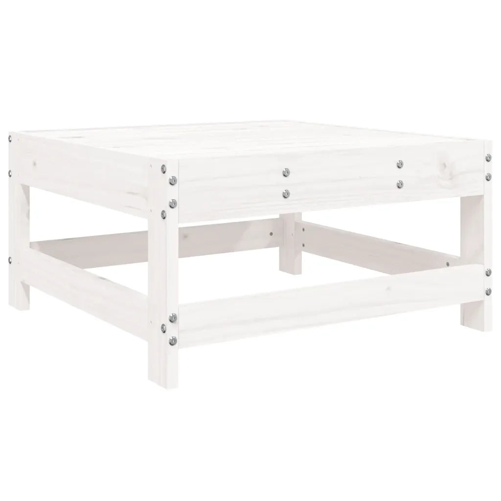 Set Divani da Giardino 8 pz in Legno Massello di Pino Bianco 3250605