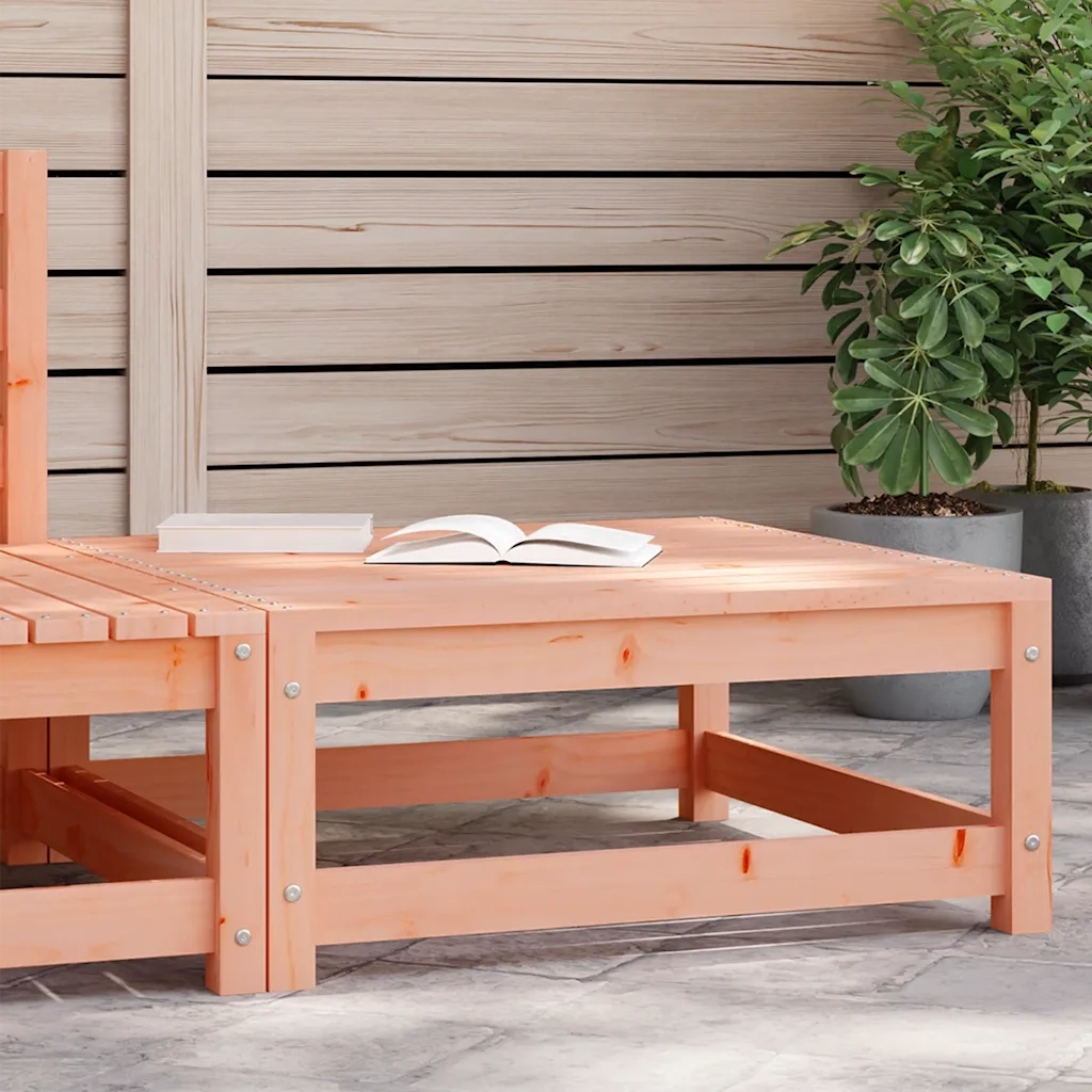 Poggiapiedi da Giardino 70x70x30cm in Legno Massello di Douglascod mxl 134300