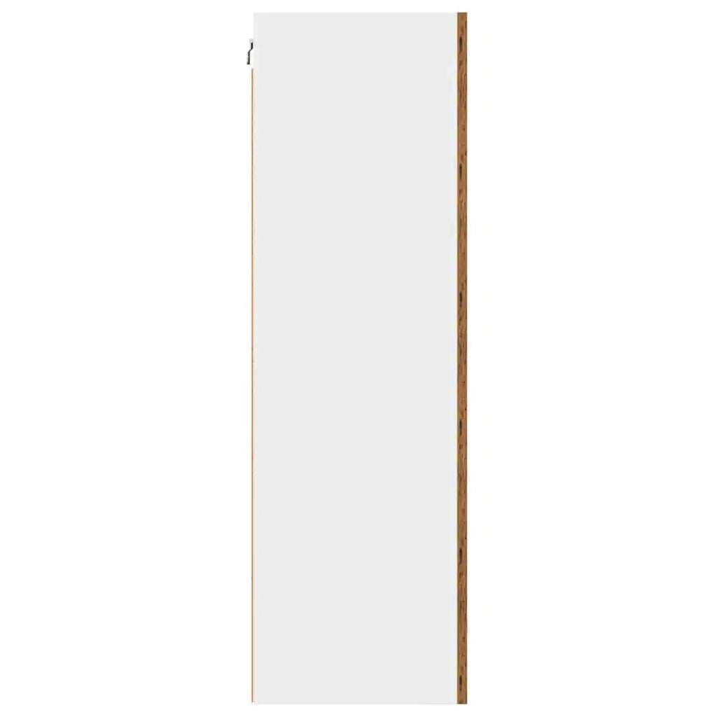 Armadio pensile Legno Antico e Bianco 50 x 31 x 100 cm