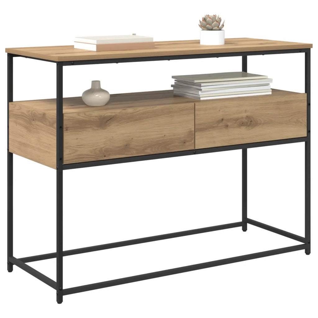 Tavolo consolle Rovere artigianale 100 x 40 x 75 cm