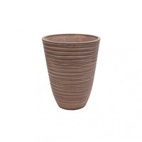 Vaso Medio Anemone Ø29x36 cm in Fibra sintetica Taupe