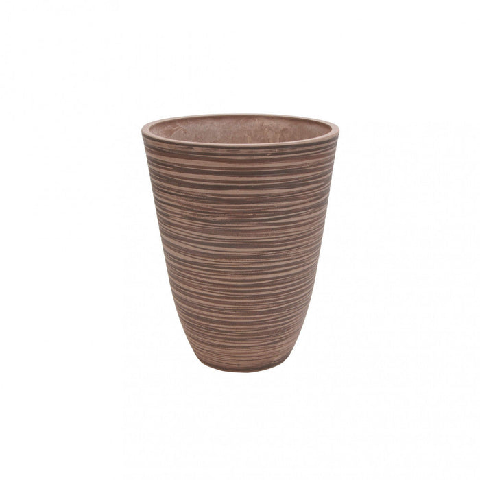 Vaso Medio Anemone Ø29x36 cm in Fibra sintetica Taupe