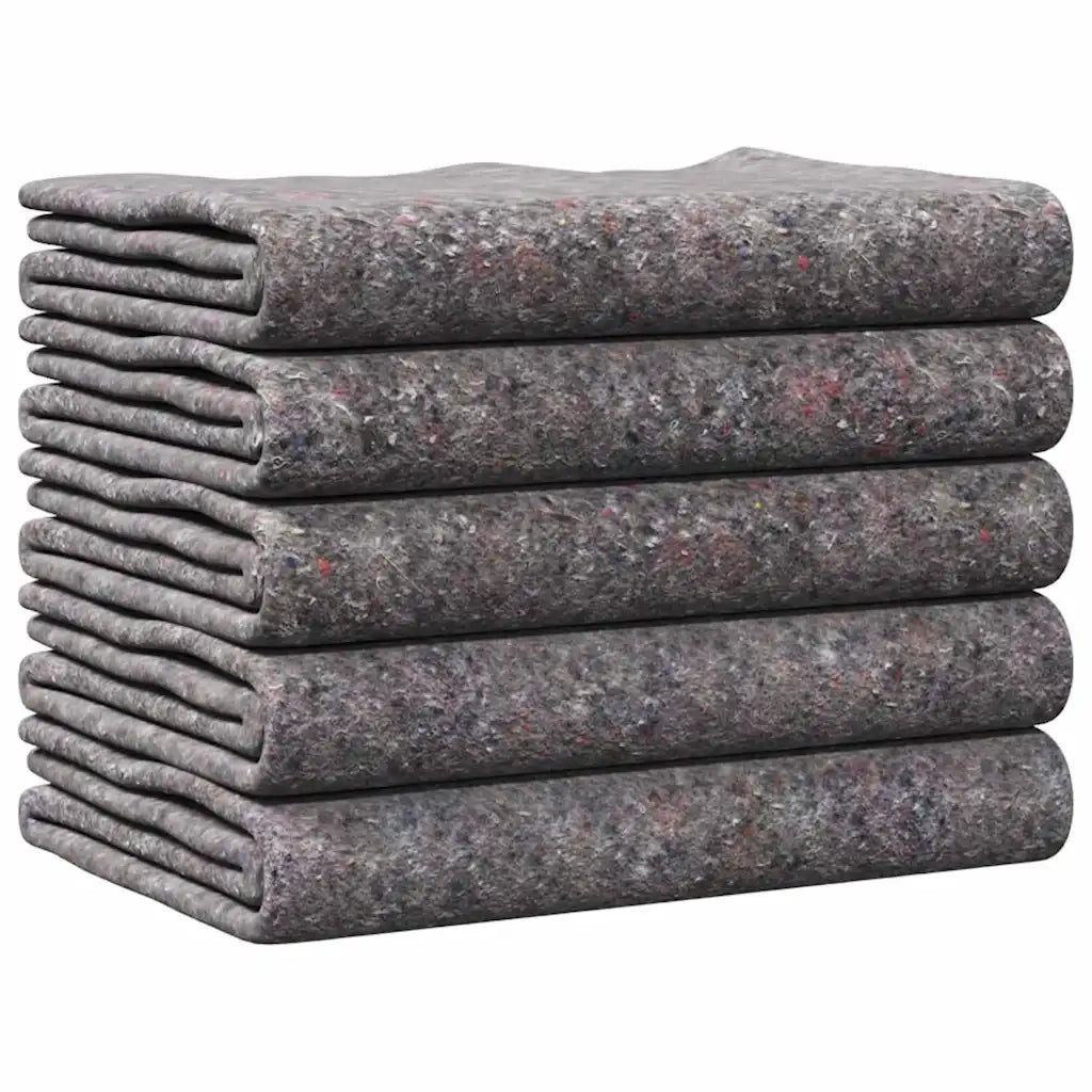 Coperte da trasloco 5 pz Grigio 150 x 200 cm Tessuto CFW5055110