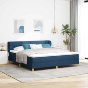 Letto a molle con materasso Blu 180 x 200 cm Tessuto 3340233