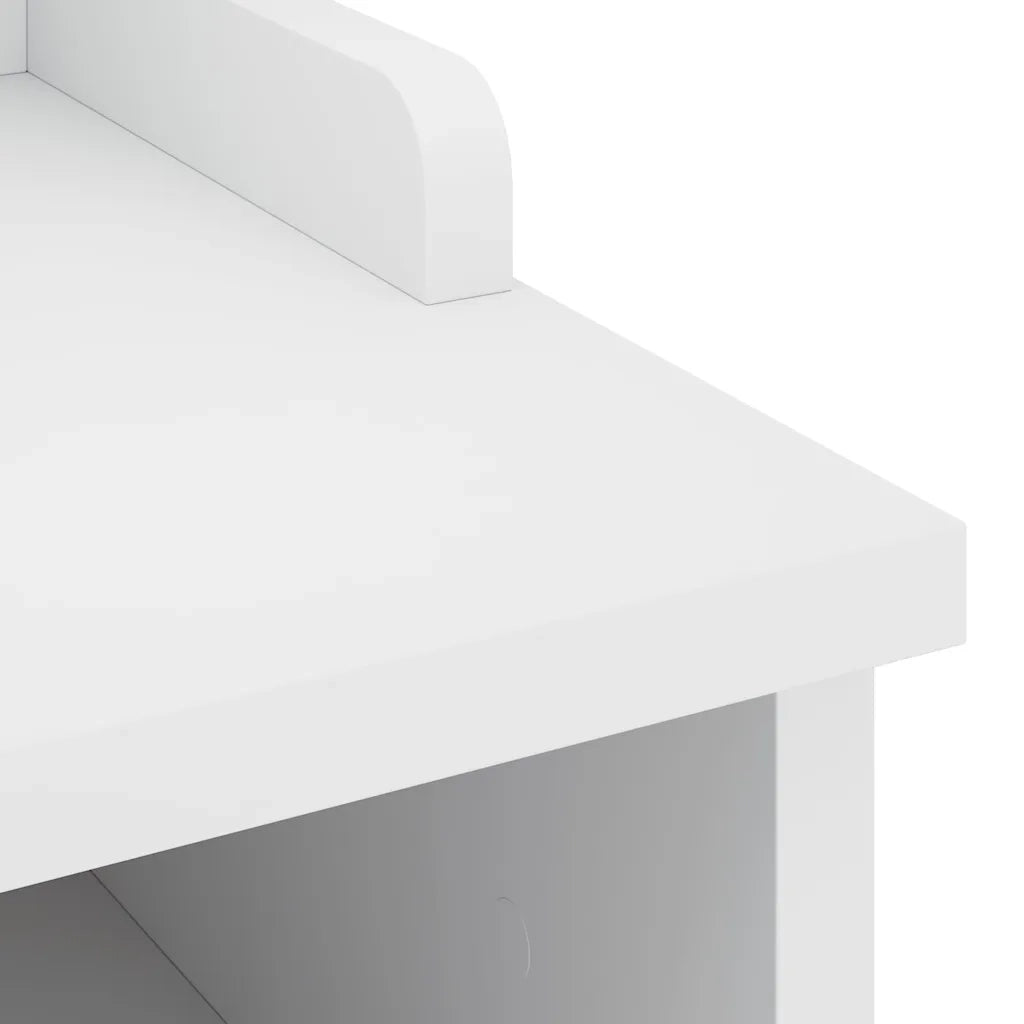 Panca da Corridoio SANDNES Bianca 45x40x50 cm in Legno di Pino 4010444