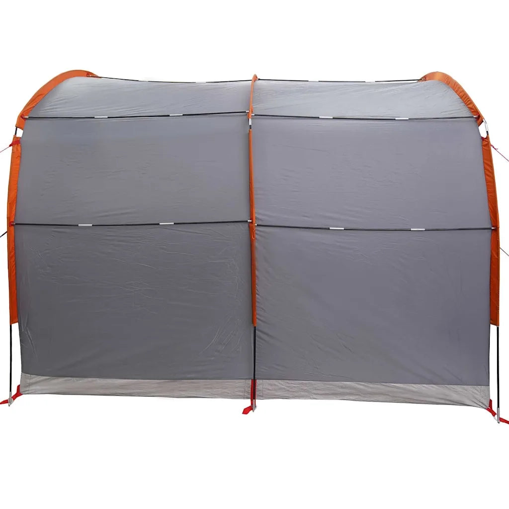 vidaXL Tenda Grigio e arancione 268 x 240 x 191 cm Poliestere