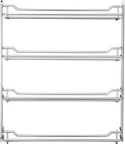 Organizzatore di Spezie Argento - 24 Cassetti di Spezie - Assistente Culinario Robusto
