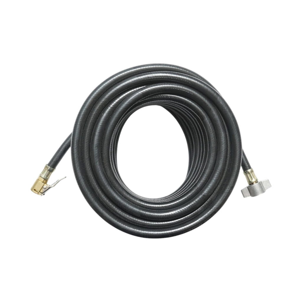 Tubo flessibile per compressore d'aria L = 12 m con raccordi per gonfiaggio pneumatici