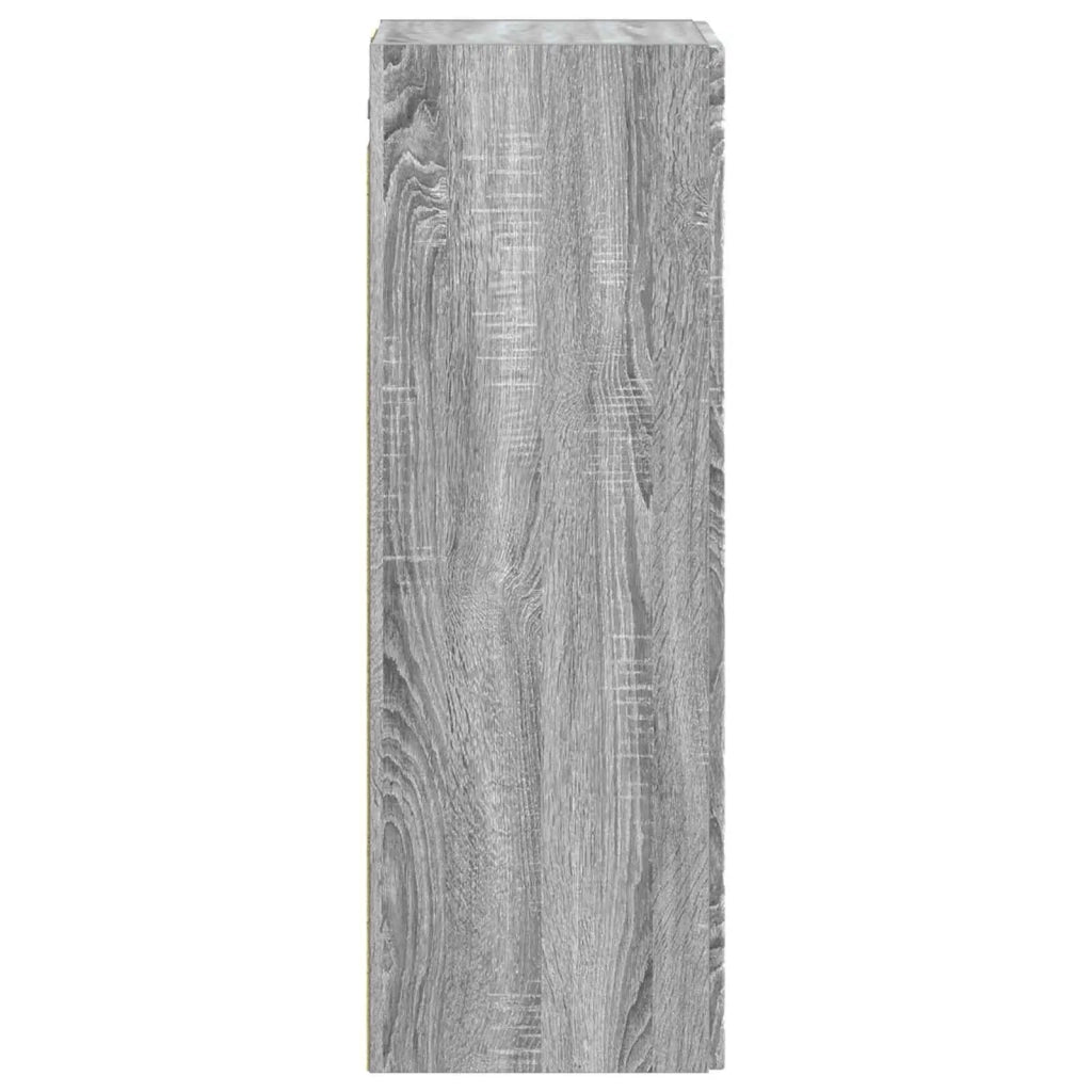 Mobiletto da Bagno a Muro Sonoma grigio 33 x 34,5 x 60 cm