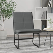 Sedia Lounge Grigia 54x75x76 cm in Similpelle 351333