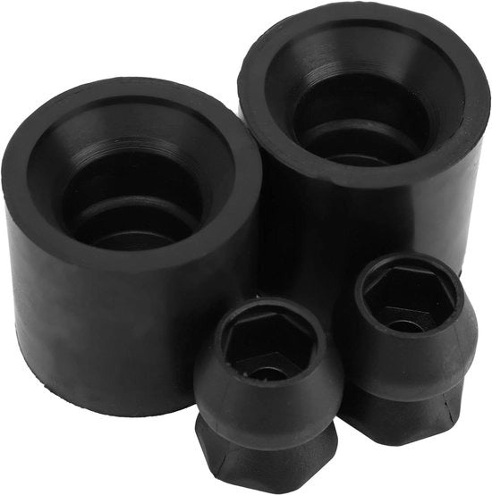 Kit di supporto in gomma per porta per RV - 2 Set - Resistenze alle deformazioni - Duraturo - Bassa profondità