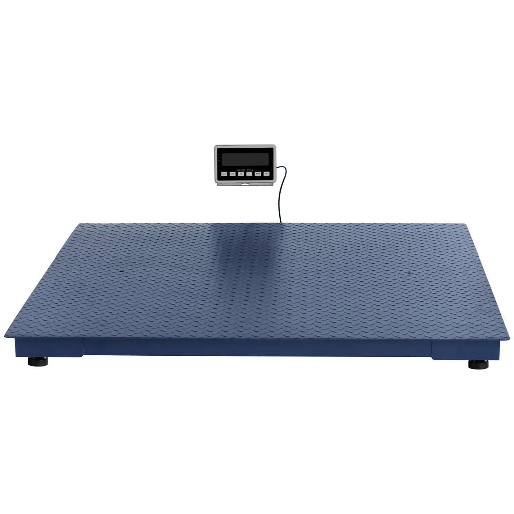 Bilancia da pavimento 3000 kg / 1 kg 150 x 150 cm con display LCD acciaio inox 14_0008317