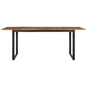 vidaXL Tavolo da Pranzo 200x100x75 cm in Legno Massello di Acacia