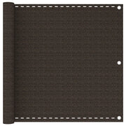 Schermo Frangivista per Balcone Marrone 90x500 cm in HDPE cod mxl 18426