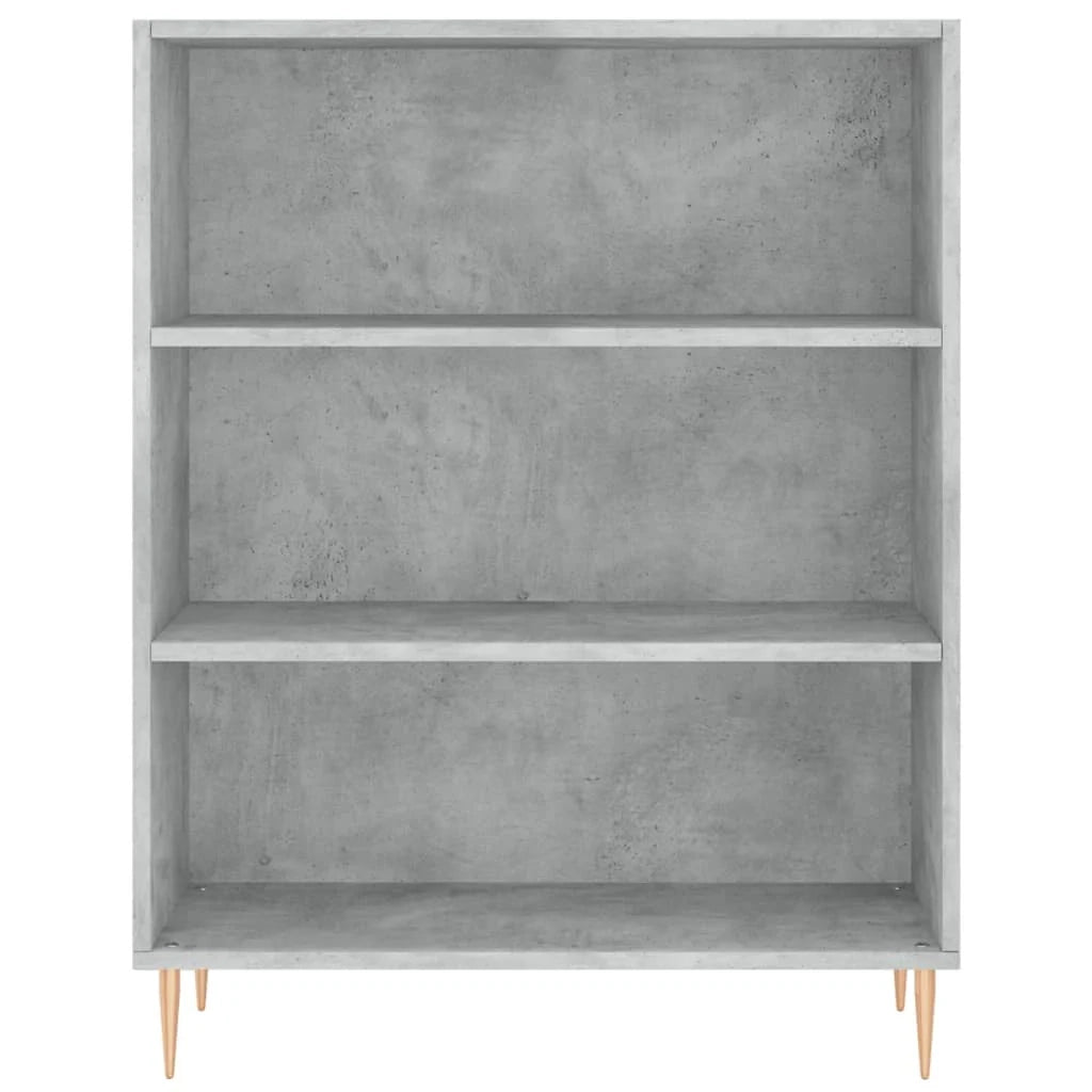 Buffet credenza cassettiera armadio mobile contenitore organizer per cucina soggiorno salotto 69,5 x 32,5 x 180 cm legno ingegnerizzato grigio 02_0031995
