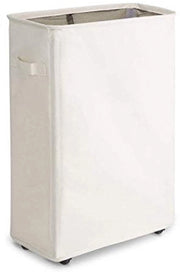 Wastebasket Opvougbile con Ruote - Design Sottile, 44 litri, Spazio Risparmiato