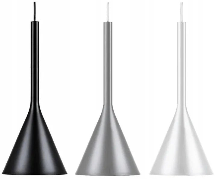 Lampada Da Soffitto Largo Grigia