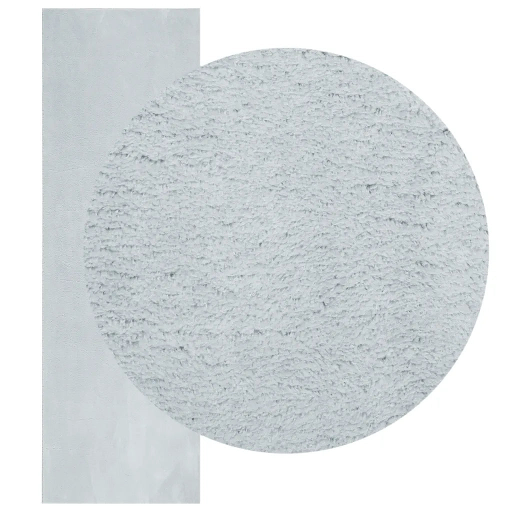 Tappeto a Pelo Corto HUARTE Morbido e Lavabile Blu 80x250 cm 375130